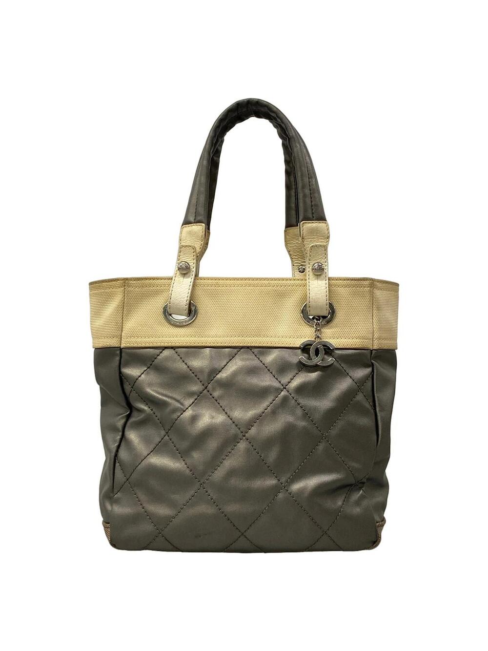 Chanel Paris Biarritz Tote Pm Silver #319803C80B